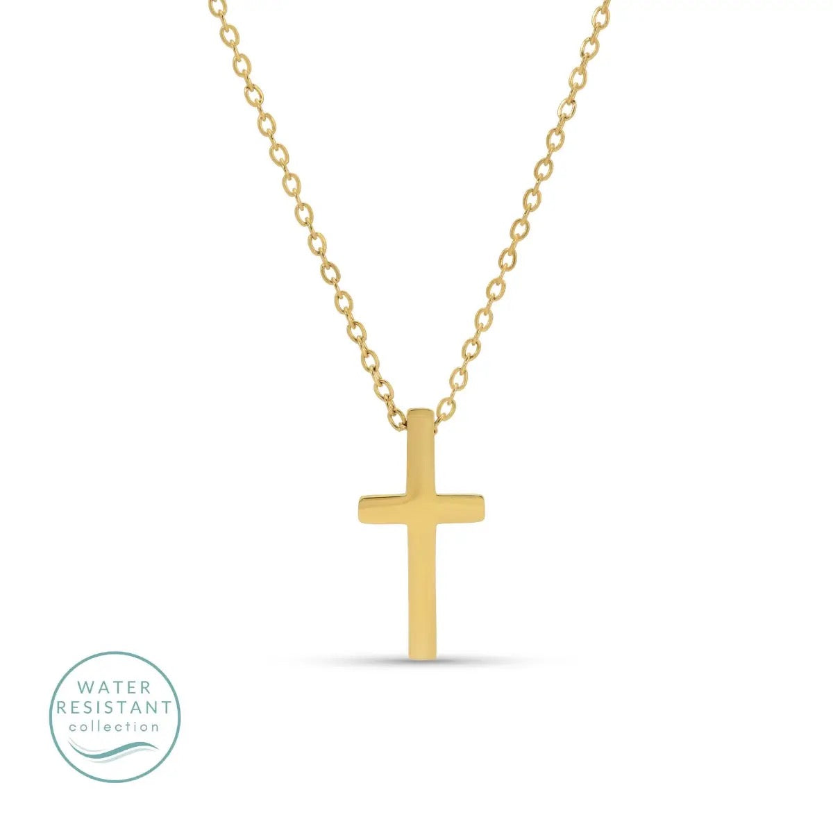 Timeless Cross Pendant Necklace - Gold