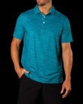 Sunday Swagger Deep End Blue Teal Polo