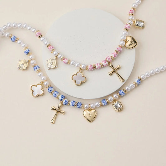 Faith & Love Pearl Necklace
