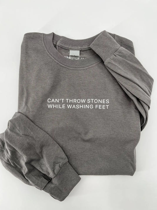 Can't Throw Stones Long sleeve Tee