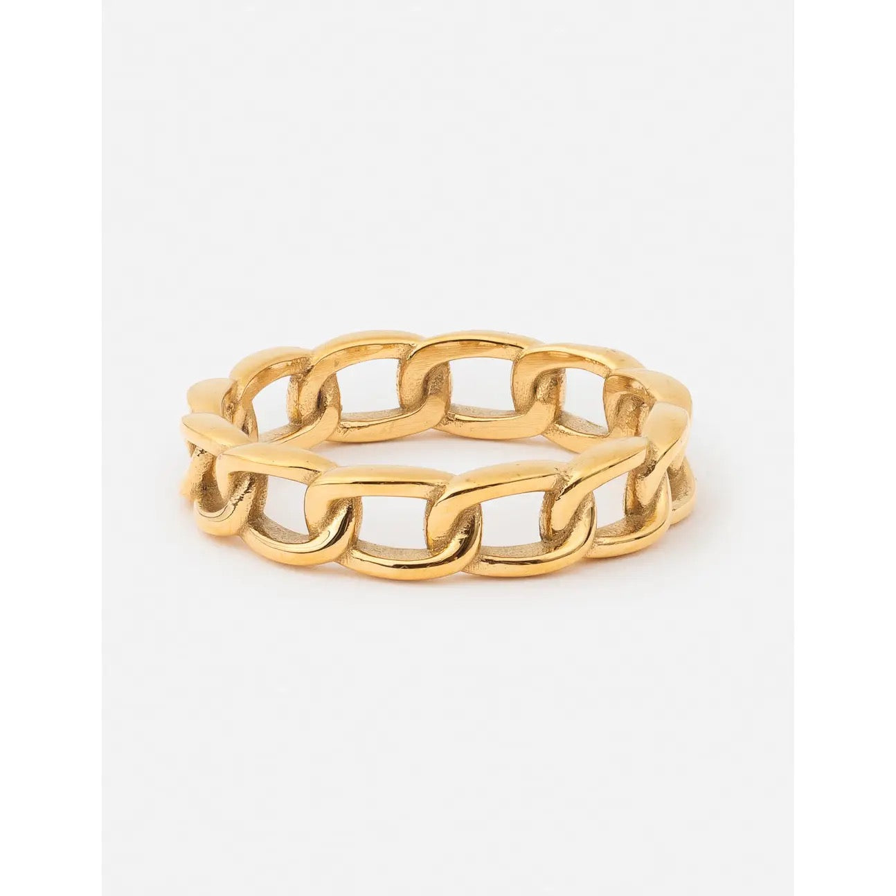Gold Chain Ring
