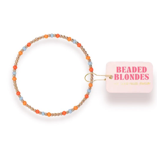 Beaded Blondes Vitamin D Hollis Bracelet in Gold