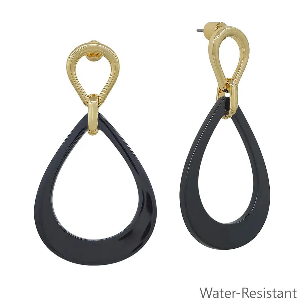 Open Teardrop Earring