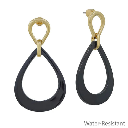 Open Teardrop Earring