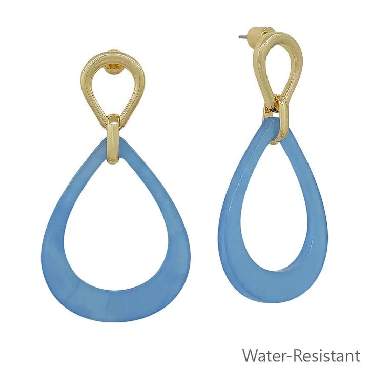 Open Teardrop Earring