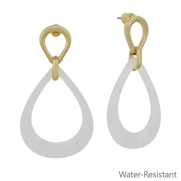 Open Teardrop Earring