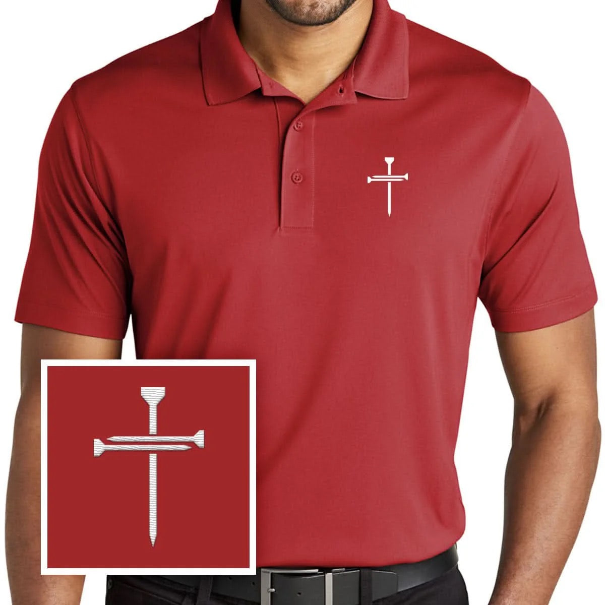 Nail Cross Performance Polo