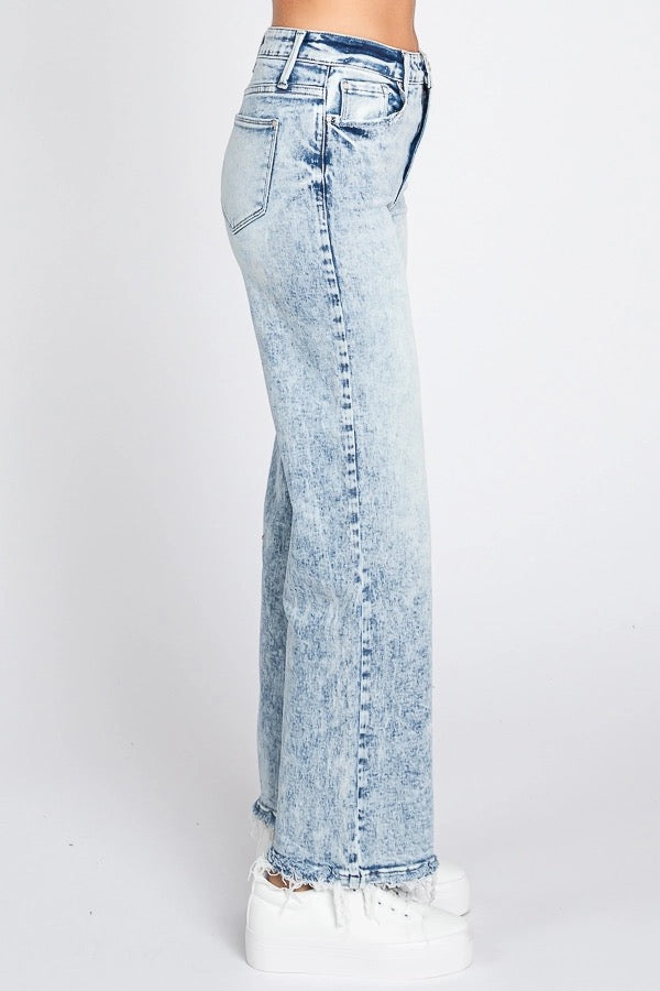 Petra Super High Rise Stretch Classic Straight Jeans