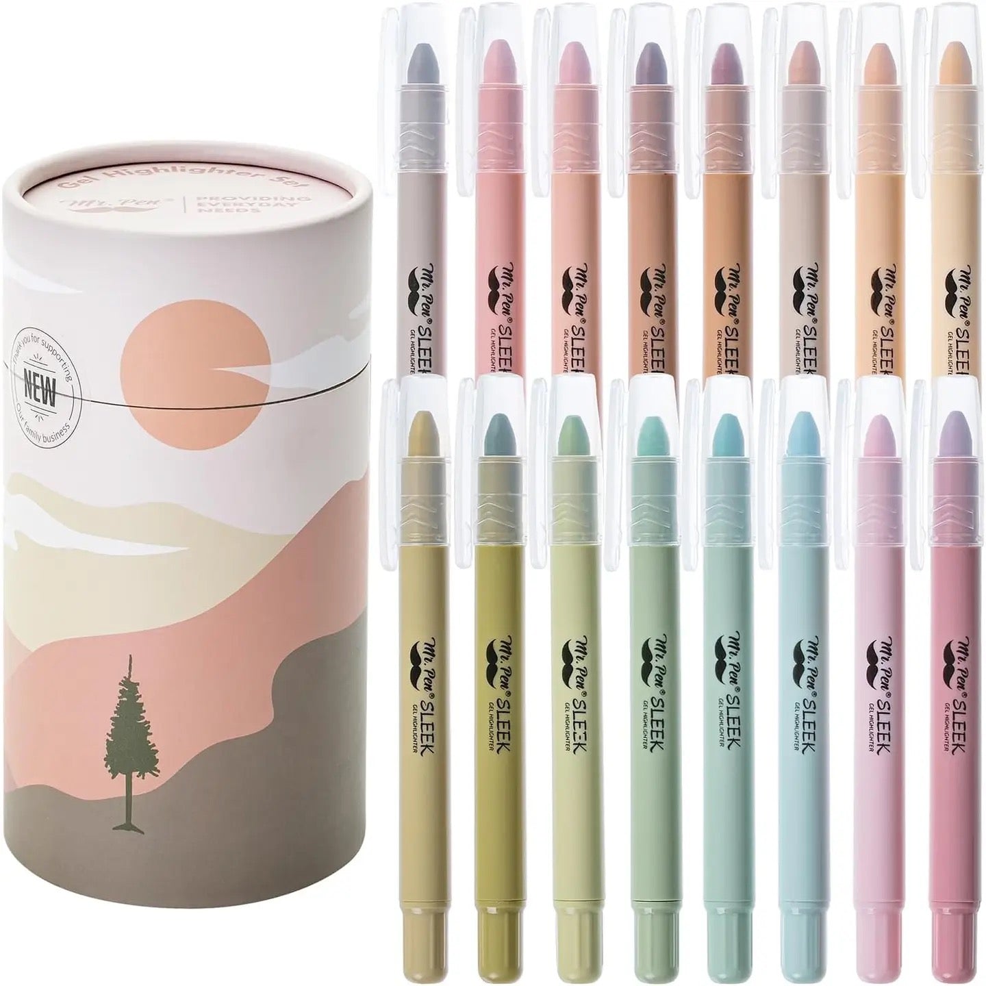 Mr. Pen Gel Highlighter Set 16 pack