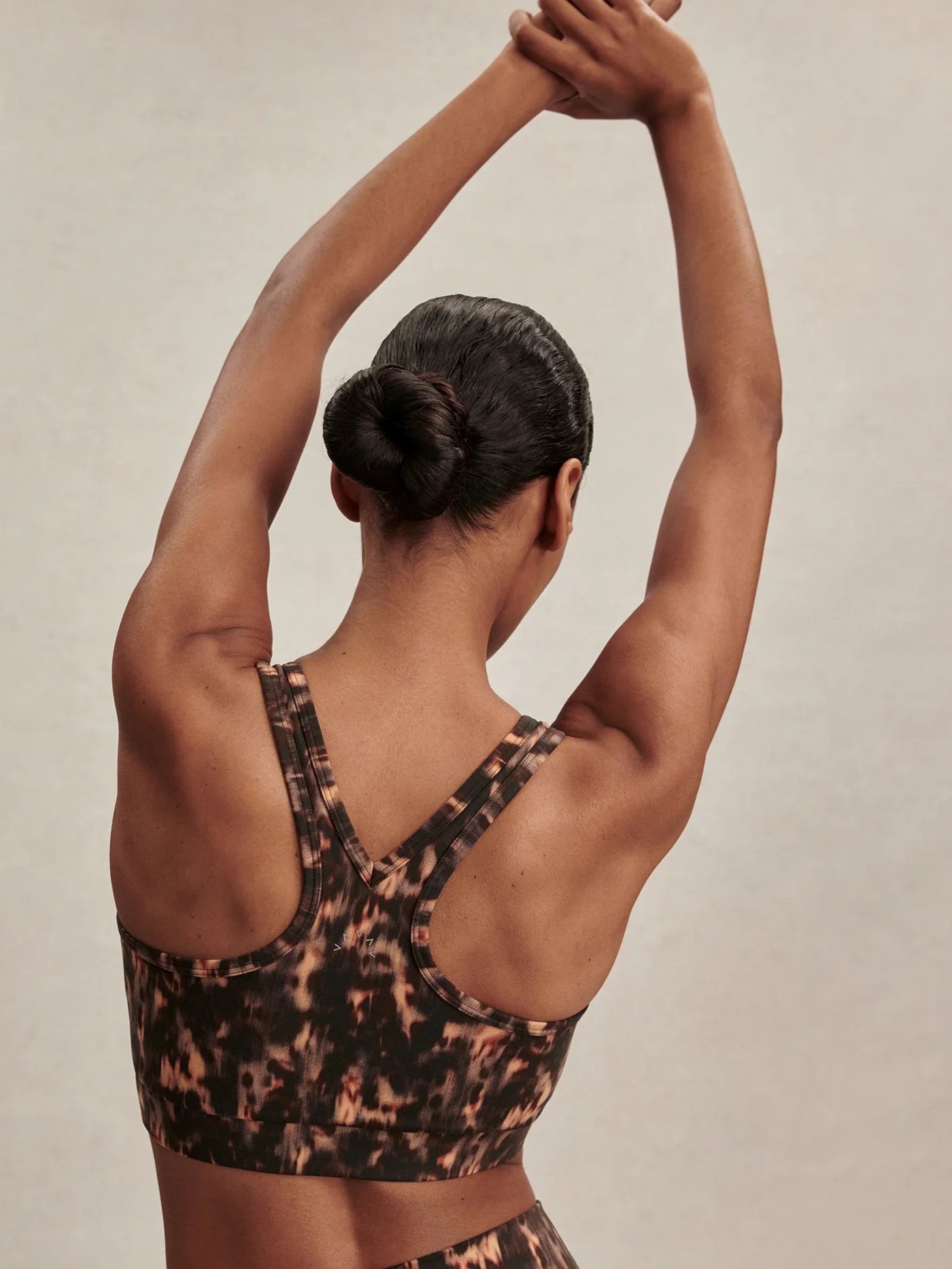 Varley Always Selma Bra-Smoky Tortoiseshell