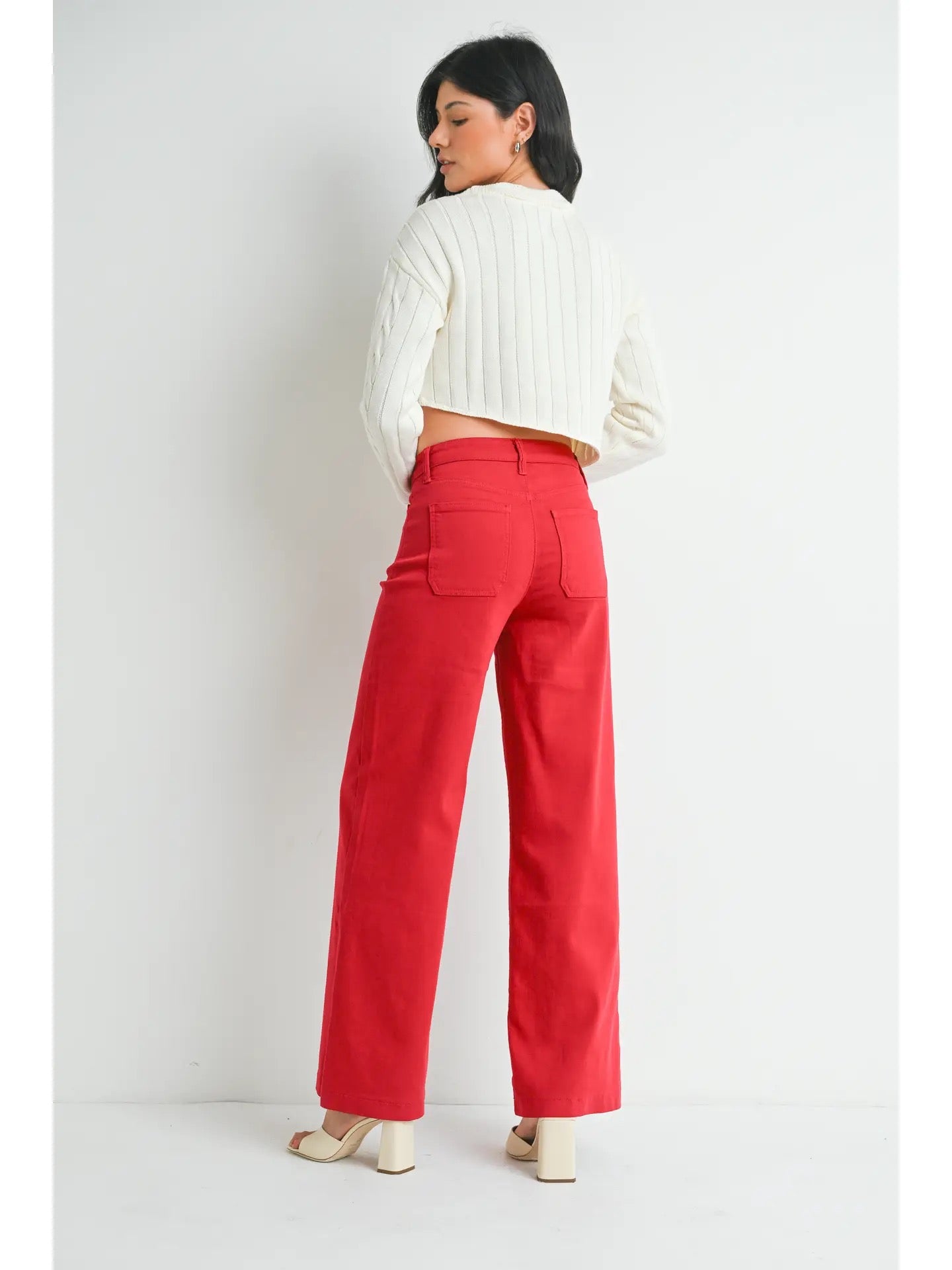 JBD Red Patch Pocket Jeans