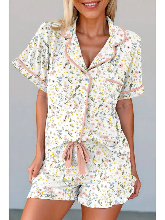 Floral Print PJ Set