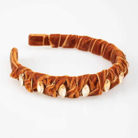 Caramel Velvet Headband