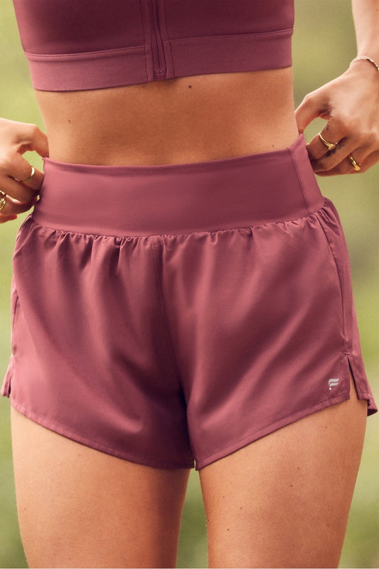 Fabletics Sunchaser Short 3"-Mushroom Mauve