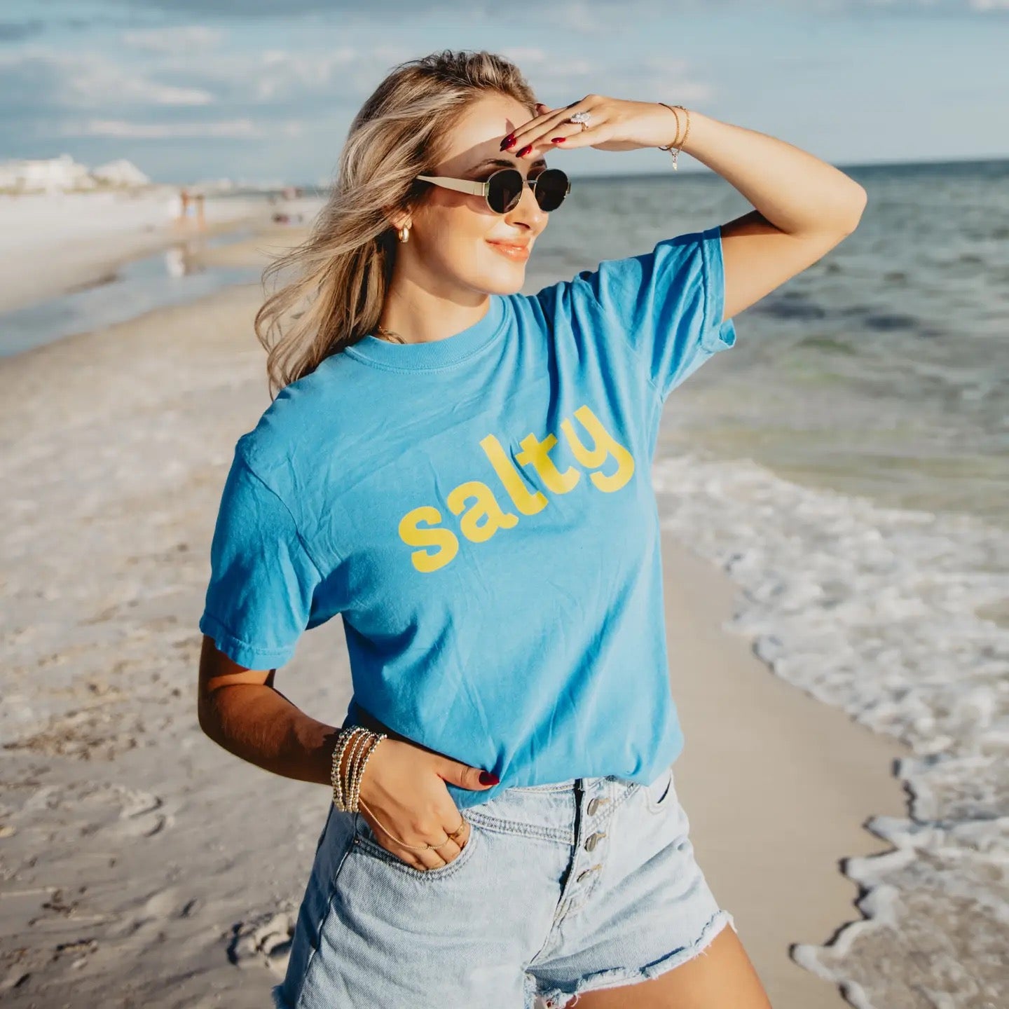 Blue Salty Tee