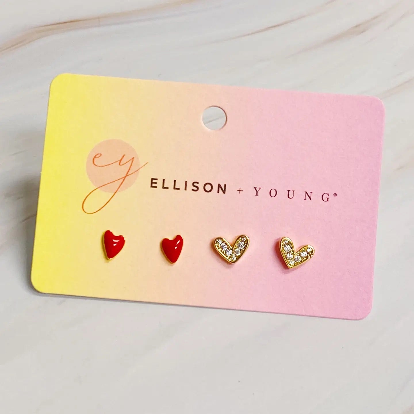 Heart Earring Set