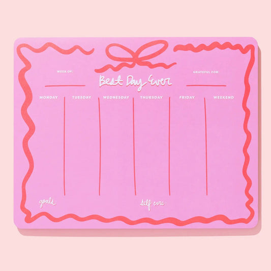 Best Day Ever Weekly Planner