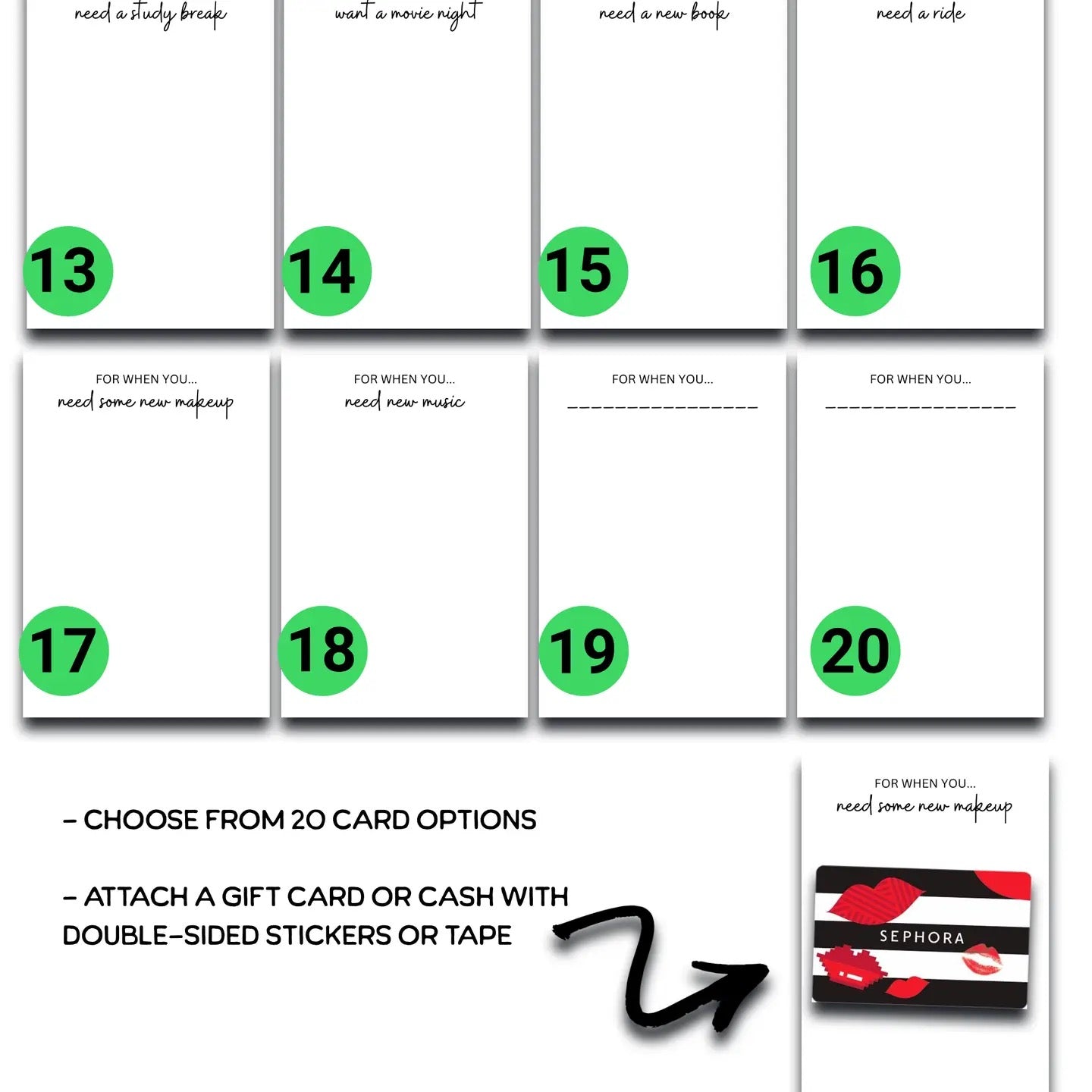 College Gift Card Holder Book