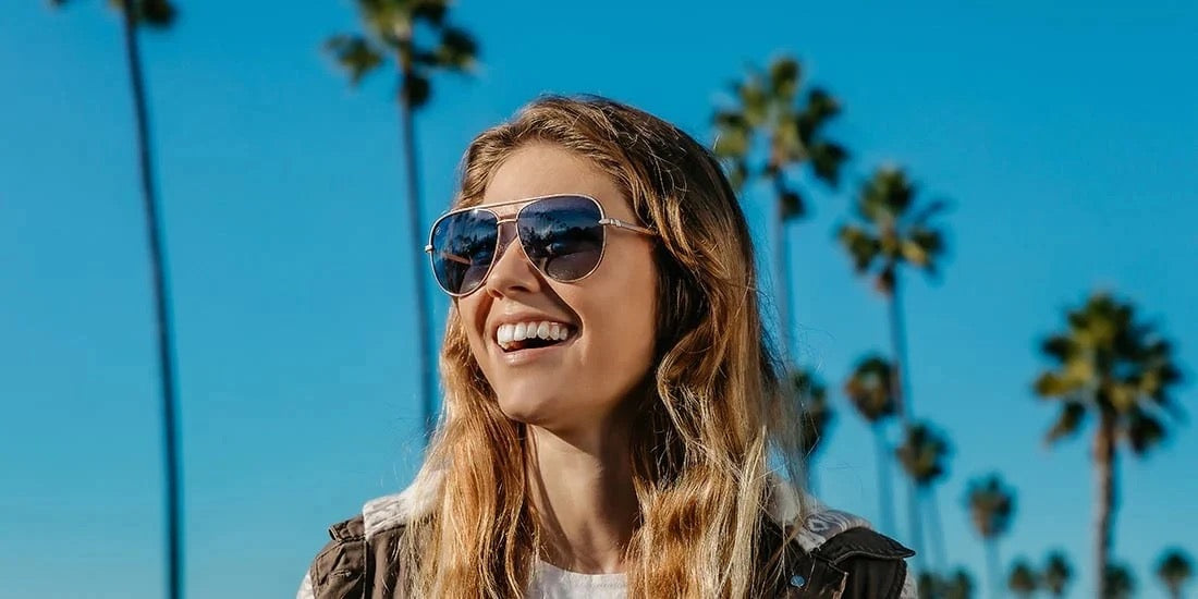 Blenders Shadow Matte Gold Sunglasses