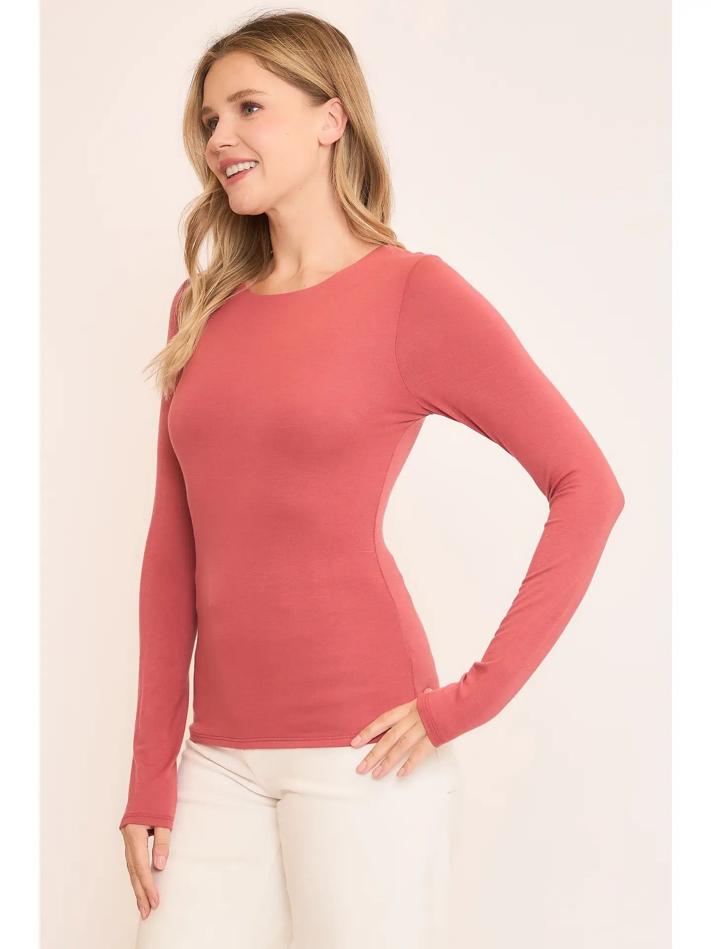 Everyday Fitted Long Sleeve Top