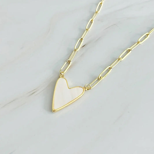 My Heart Link Chain Necklace