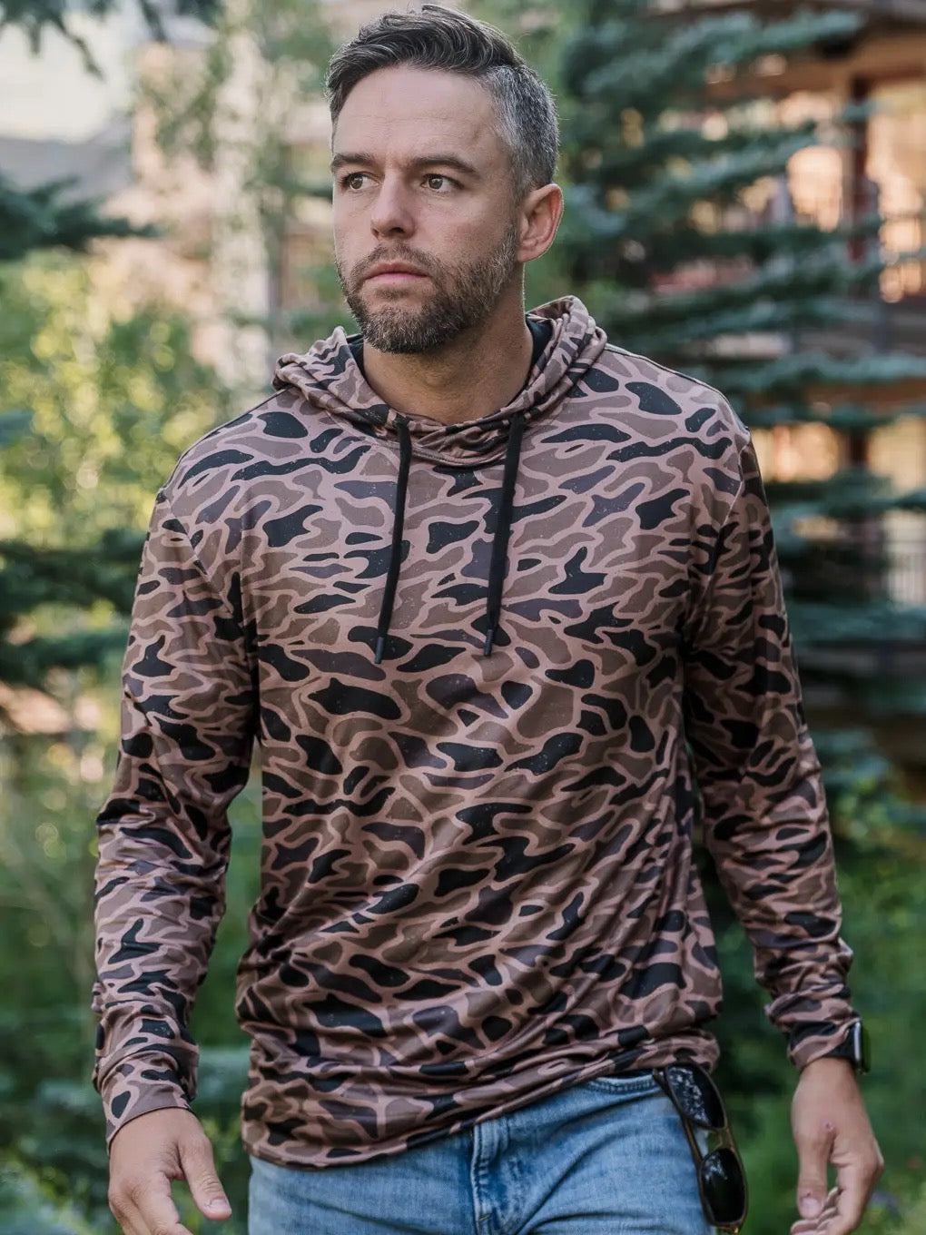 Burlebo Performance Hoodie-Guage Camo