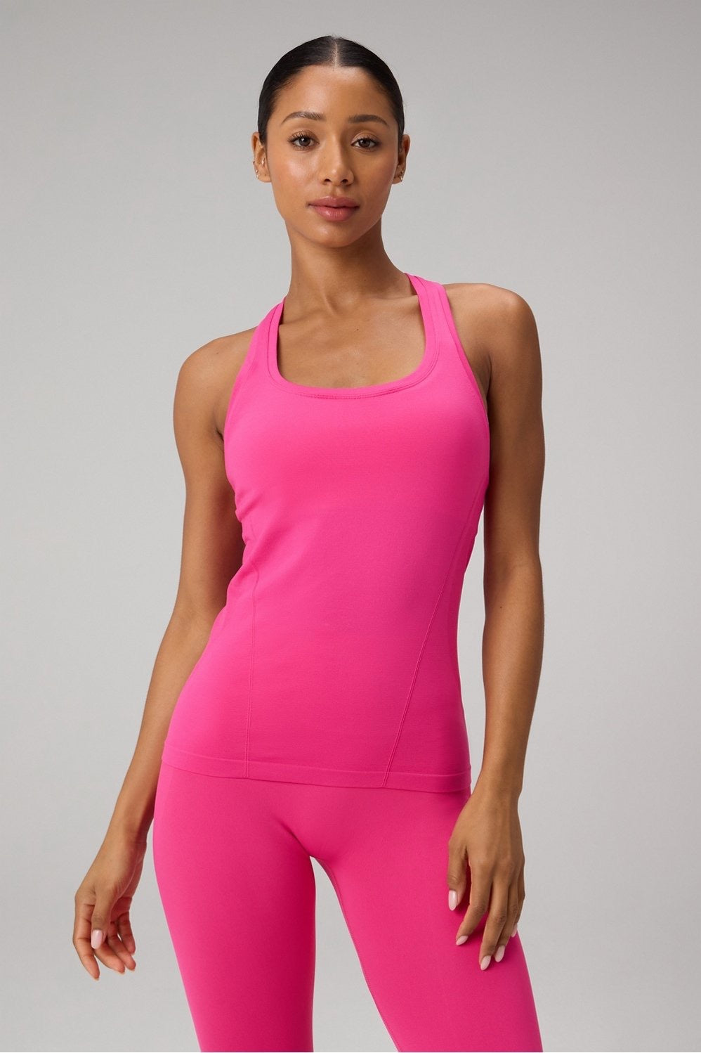 Fabletics Feather Tech Racerback Tank-Pink Crush