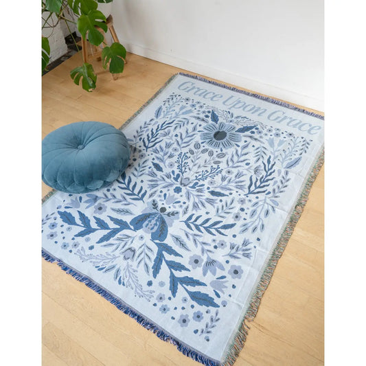 Grace Upon Grace Throw Blanket