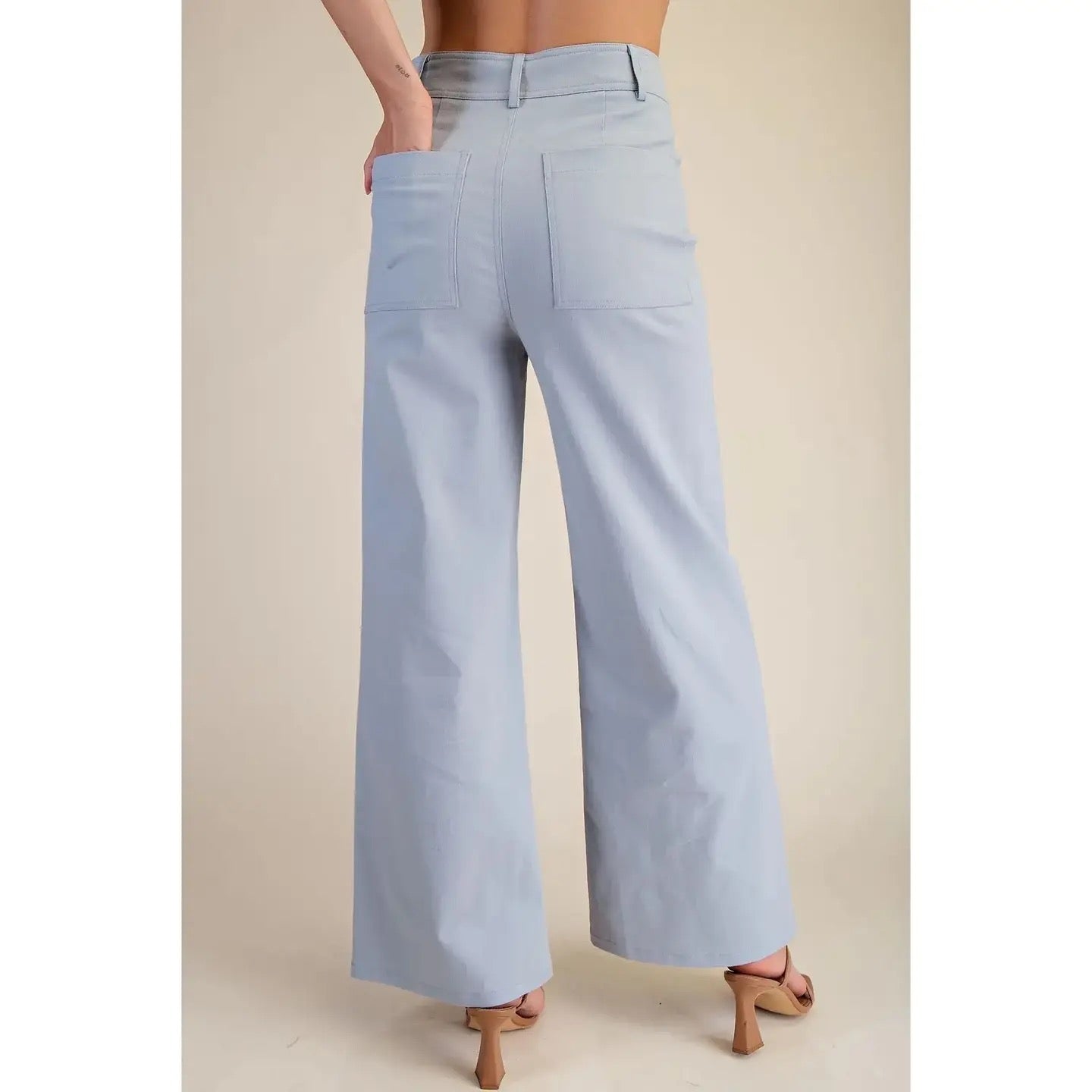 Light Blue High Waisted Pants