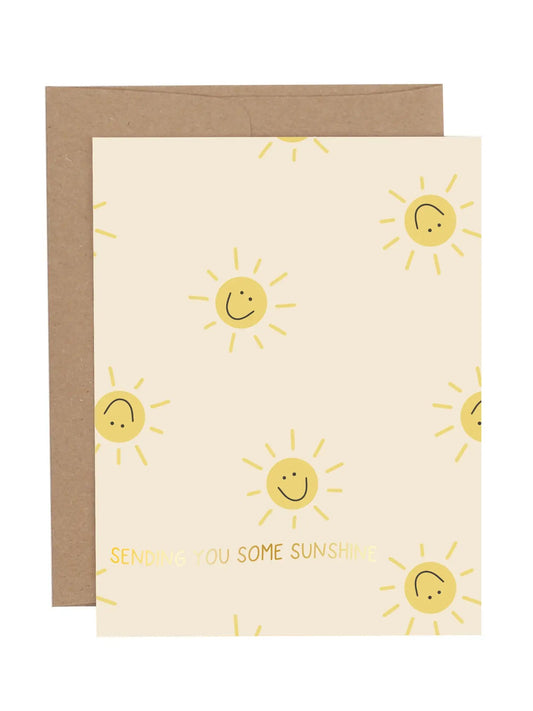 Sending Sunshine Greeting Card