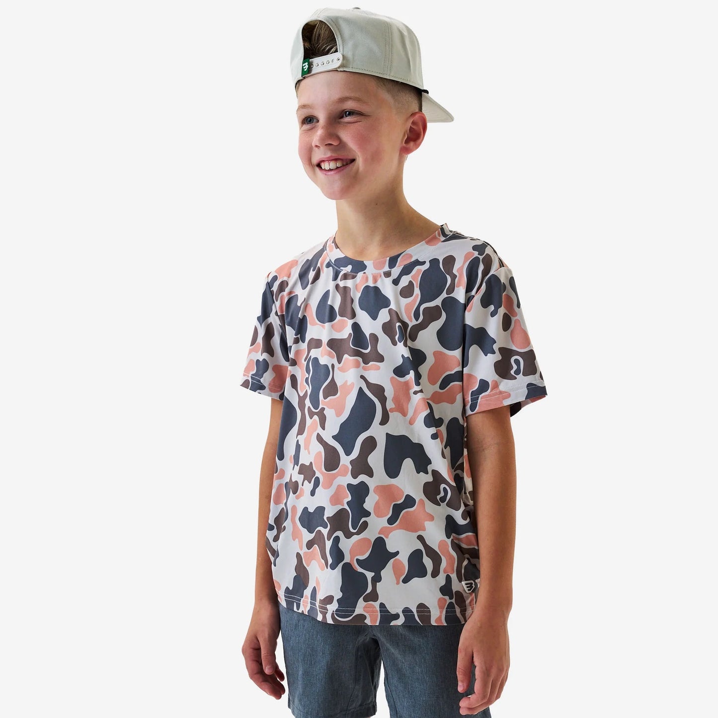 Burlebo Youth Vintage Camo Go To Tee