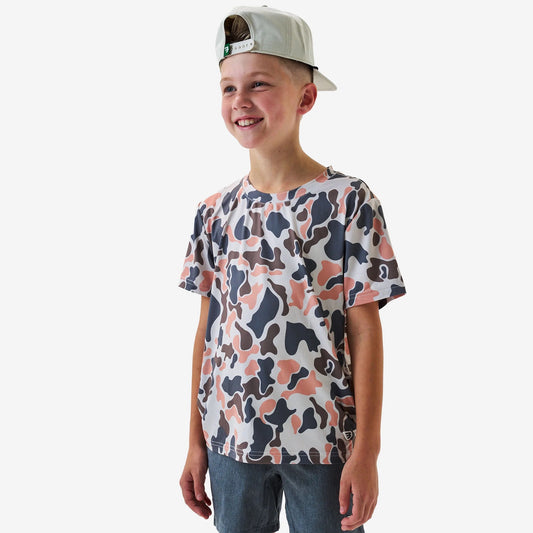 Burlebo Youth Vintage Camo Go To Tee