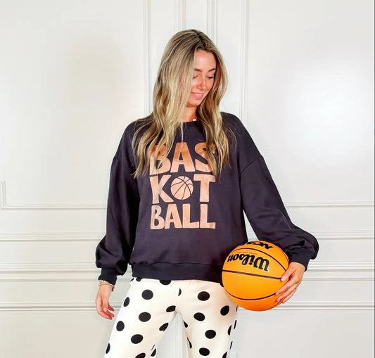 Copper Basketball Sweatshirt