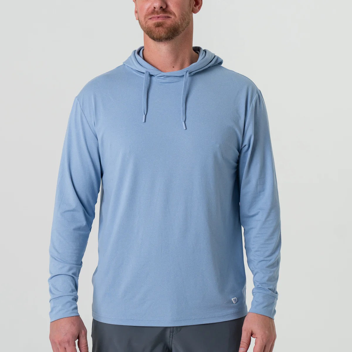 Burlebo Heather Sky Blue Performance Hoodie