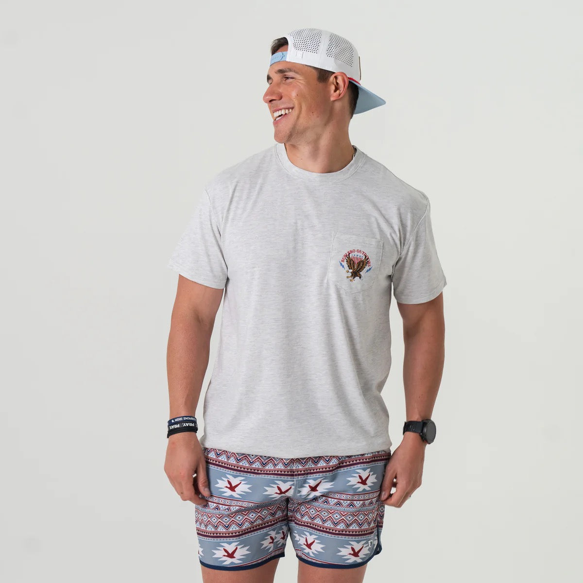 Burlebo Short Sleeve Pocket Tee - Land of the Free