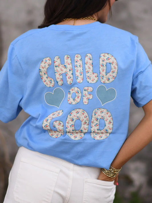 Child of God Floral Tee