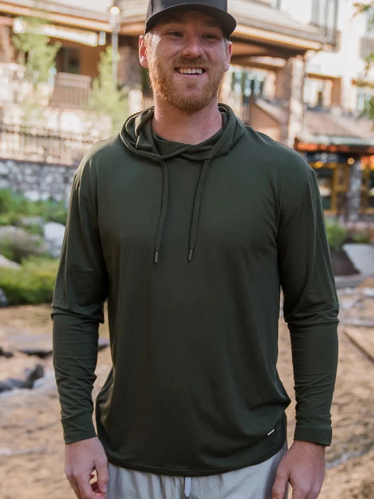 Burlebo Performance Hoodie-Mallard Green