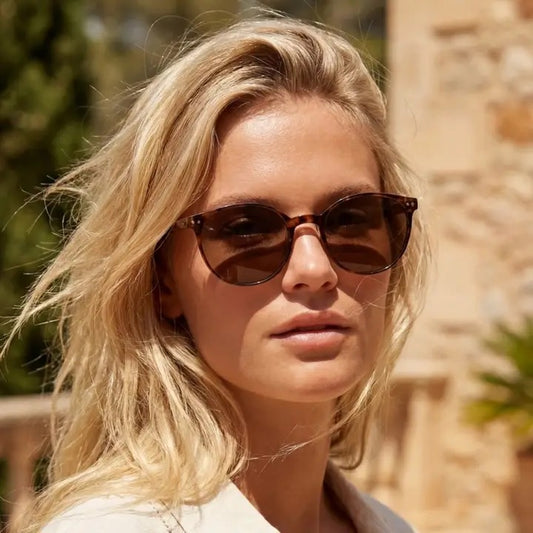 Round Retro Frame Sunglasses