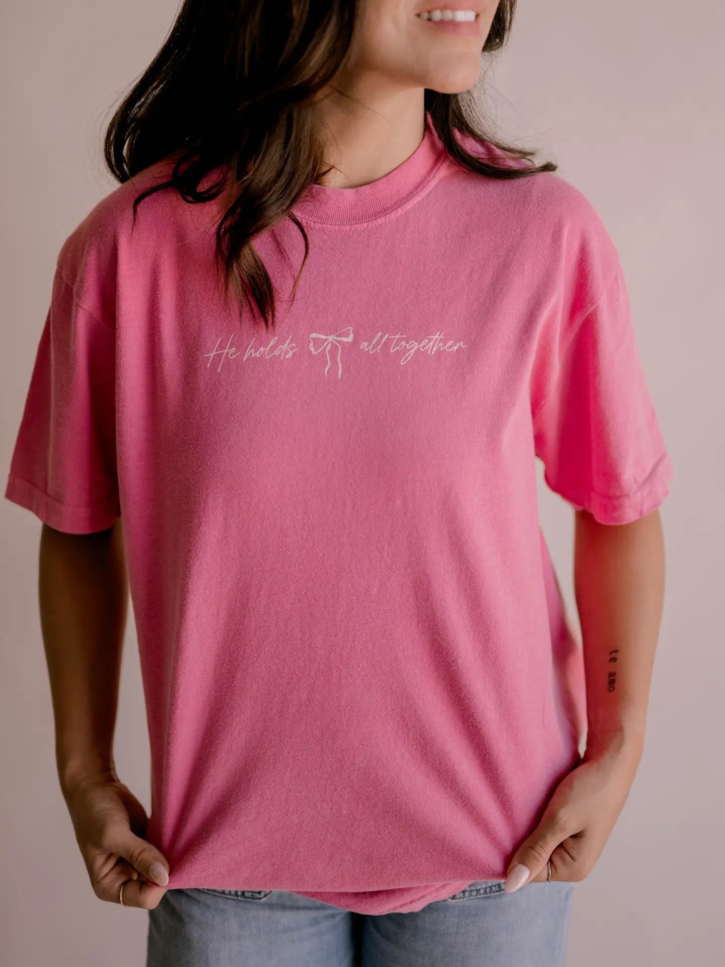 He Holds All Together Tee