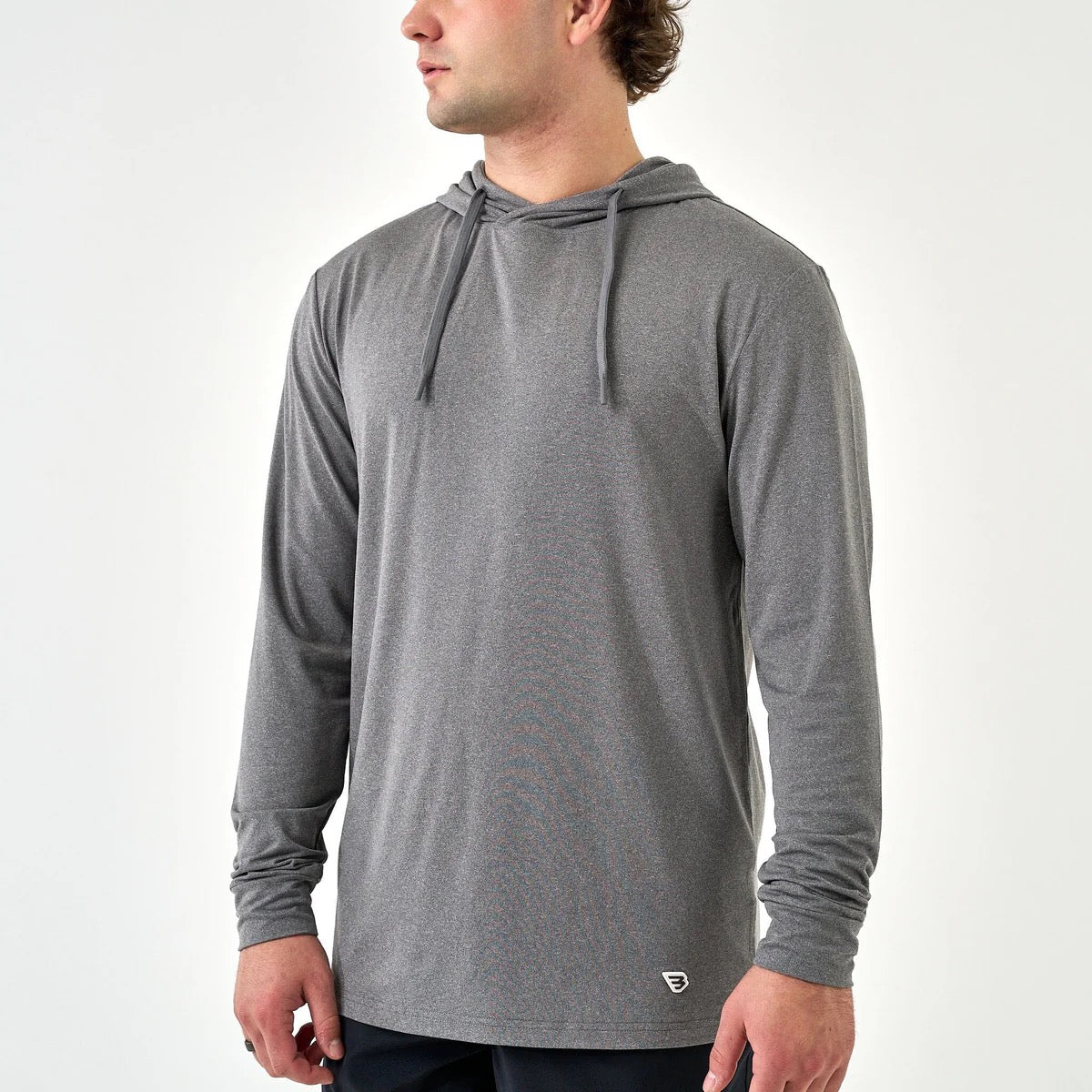 Burlebo Heather Grey Performance Hoodie