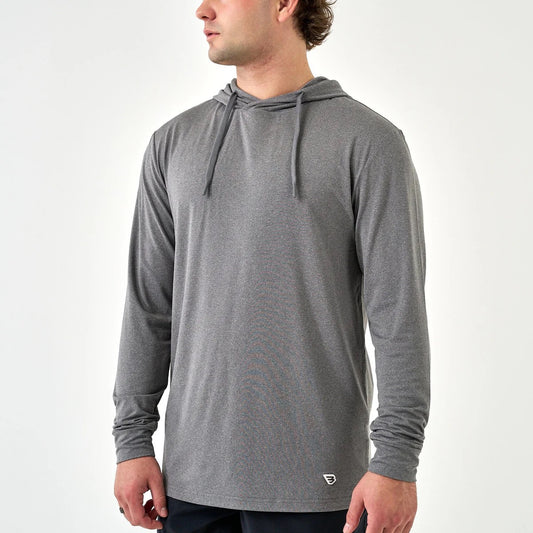 Burlebo Heather Grey Performance Hoodie