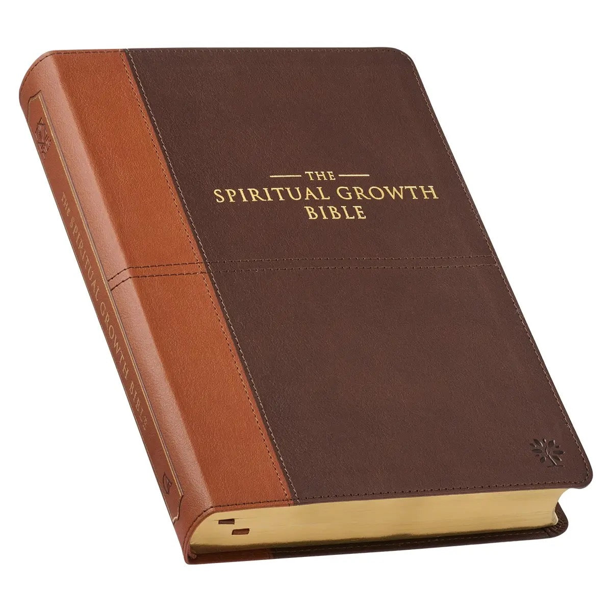 NLT The Spiritual Growth Bible - Brown