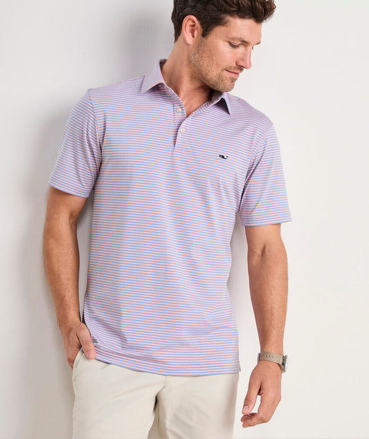Vineyard Vines Bradley Stripe Sankaty Polo