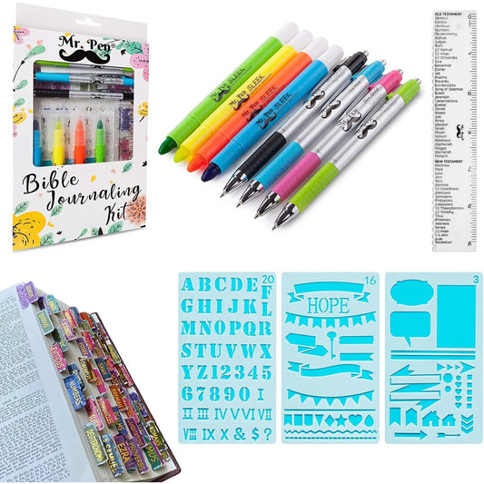 Mr. Pen Bible Journaling Kit with Stencils