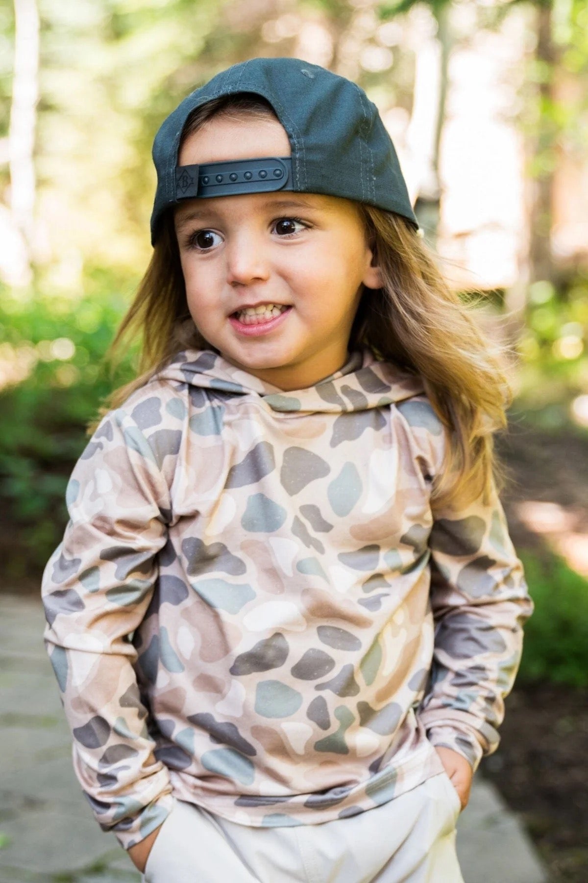 Burlebo Youth Performance Hoodie-Pintail Camo