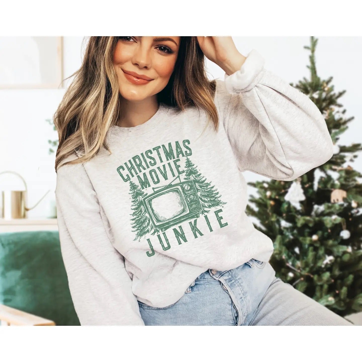 Christmas Movie Junkie Sweater