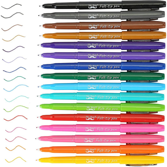 Mr. Pen Felt Tip Pens 16 pack