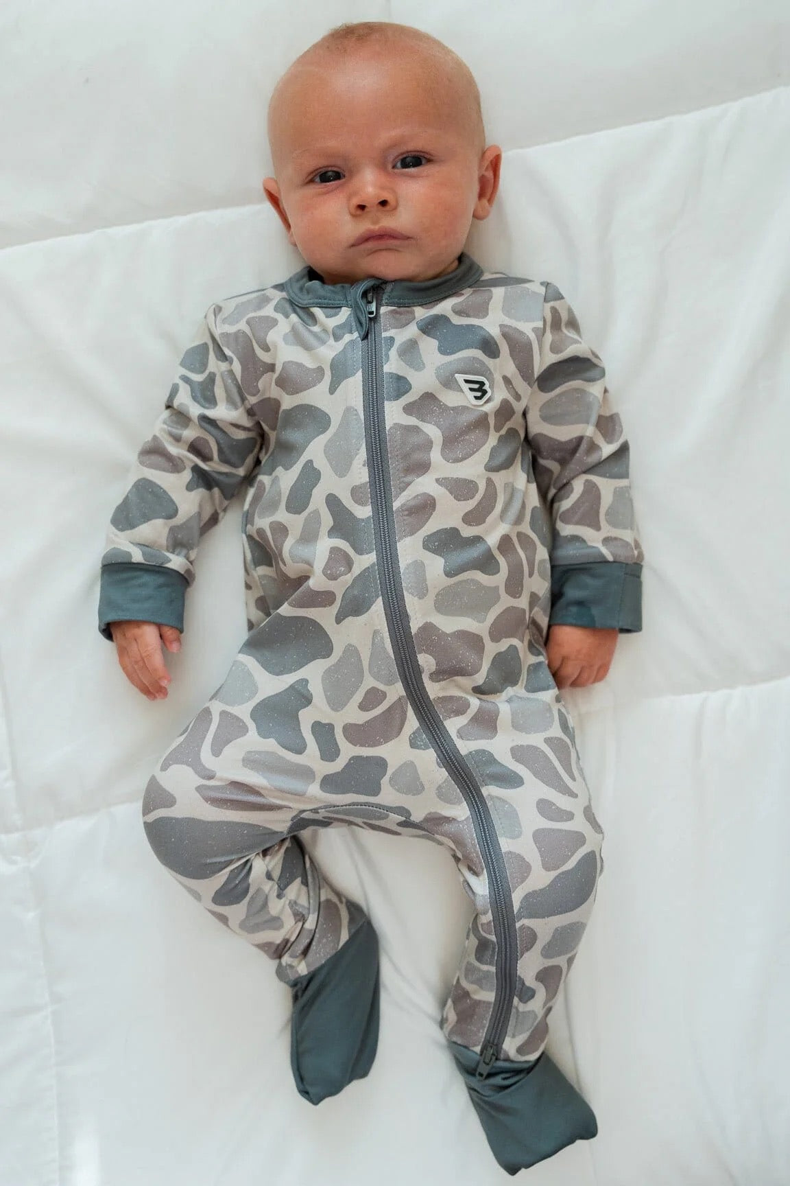 Burlebo Baby Zip Up-Classic Deer Camo