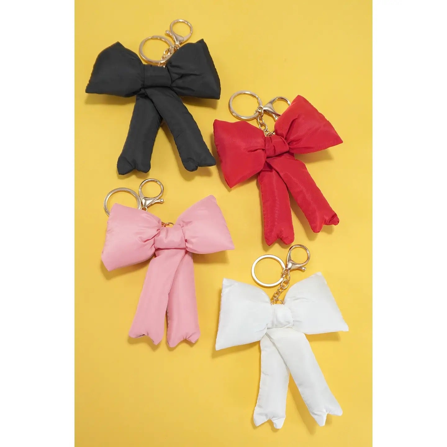 Puffy Bow Bag Charm
