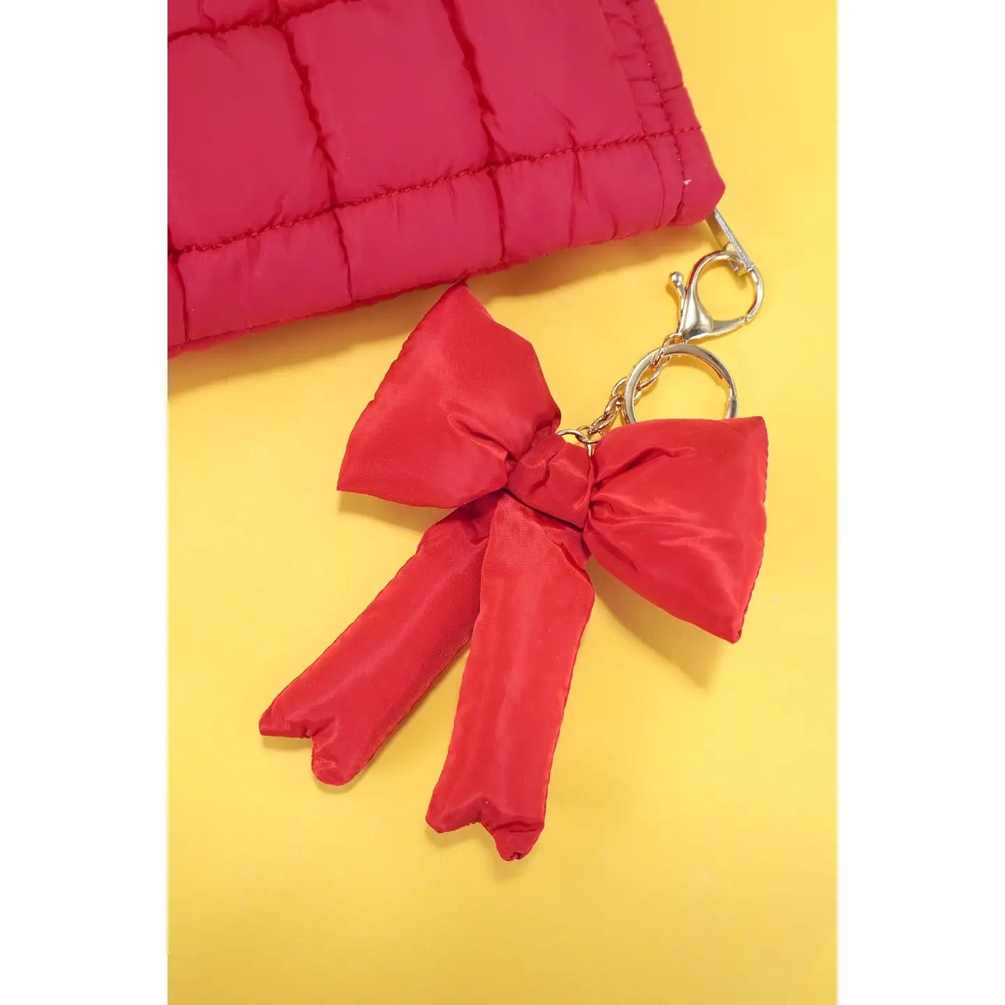 Puffy Bow Bag Charm